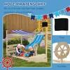 Outsunny Sandkasten Schiff Design Holz mit Küchenspielset Produktbild-Vorschau 4