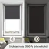 Verdunklungsrollo 70x160cm Grau Thermorollo Fensterrollo Produktbild-Vorschau 5