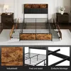 Stauraumbett 140x200cm, Bett mit Stauraum, 4 Schubladen, Produktbild-Vorschau 7