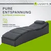 Juskys leżak ogrodowy Lamia składany - Polirattanowy leżak Podgląd zdjęcia produktu 7