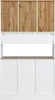 Armoire de cuisine Flieks avec 5 portes, 3 tiroirs et Voir les images du produit 7