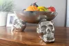 riess-ambiente Design Deko-Schale SKULL 35cm silber Produktbild-Vorschau 4