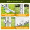 Peviasot Hühnerstall Freilaufgehege 3x4x2m Hühnerhaus Produktbild-Vorschau 6