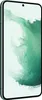 A side view of a green Samsung Galaxy S22 smartphone. Voir les images du produit