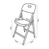 Chaise pliante 'Ljusnarsberg' set de 2 pièces 87x46x53cm Voir les images du produit 7