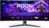 A promotional image for an AOC AGON PRO gaming monitor, featuring graphics and text highlighting its features. Náhled obrázku produktu