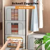 GoMaihe opbergboxen voor kleding, 66 liter, met metalen Productafbeelding-voorbeeld 5
