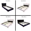 HOME DELUXE - LED Bett Asteroid - Schwarz, 140 x 200 cm - Produktbild-Vorschau 4