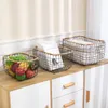 Metallkorb JIMO 3er Set schwarz - Aufbewahrungskörbe mit Produktbild-Vorschau 3