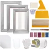Zestaw do sitodruku, 3 szt. Aluminiowa rama do sitodruku Podgląd zdjęcia produktu 9