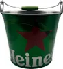 Heineken Metall Eiseimer – Getränkekühler 5 L – grüner Produktbild-Vorschau 2