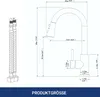 AICA Küchenarmatur Ausziehbarer Auslauf 360° Drehbar 3 Produktbild-Vorschau 2