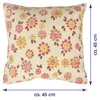 Kissenhülle 45 x 45 cm ( Chiffa Spice ) - 100% Baumwolle - Produktbild-Vorschau 3