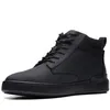 Clarks Sneaker CourtLite Mid, Glattleder, Schwarz, Herren Produktbild-Vorschau 10