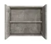 Badplaats Armadio a specchio Toledo 80 x 60 cm Grigio Anteprima dell’immagine prodotto 2
