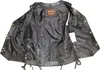 Damen Lederweste Slim Taillierter Schnitt Biker Weste Kutte Produktbild-Vorschau 4