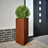 vidaXL Donice ogrodowe, 2 szt., trójkątne, 40 x 34,5 x 75 Podgląd zdjęcia produktu 2