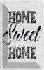 vianmo Blechschild 18x12 cm Home Sweet Home Produktbild-Vorschau 1