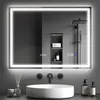 Specchio da bagno a LED HOMCOM, pannello antiappannamento, Anteprima dell’immagine prodotto 1