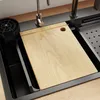 SONNI Breite Seite quadratisches Spülbecken 80 x 45 x 25,8 Produktbild-Vorschau 19