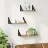 Étagère Murale Montage mural avec stockage 3 pcs Chêne Fumé Voir les images du produit 4