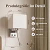 ZMH Lampada da parete a LED, con porta USB, 2W, lampada da Anteprima dell’immagine prodotto 6
