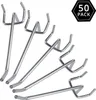 Belle Vous 50Stk Lochwand Haken Einzeln aus Stahl – 10,5cm Produktbild-Vorschau 8