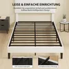 HOMCOM Bett 140x200 cm Bettgestell mit gepolstertem Produktbild-Vorschau 7