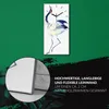 Leinwand Uhr Küche Wohnzimmer Bild 30x60 Malerei Abstrakte Produktbild-Vorschau 5