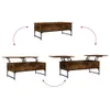 The Living Store Couchtisch Räuchereiche 100x50x40 cm Produktbild-Vorschau 8