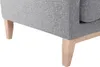 Miliboo - Ecksofa rechts skandinavisch Hellgrau OSLO Produktbild-Vorschau 6