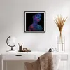 Gerahmtes Poster - Schwarzer Rahmen - Frau Ultraviolett Produktbild-Vorschau 6