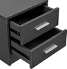 [en.casa]® Table de nuit gris 2x tiroir panneau de Voir les images du produit 4