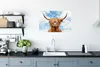 MuchoWow® Poster Schottisches Hochlandrind - Wolke - Tiere Produktbild-Vorschau 3