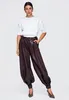 LARICA Damenhose Hochbund Weit Modern OW-PA-E0022 burgundy Produktbild-Vorschau 2