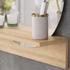Koupelnové zrcadlo Vicco Elyra Zlatý mocný dub 50 x 54.5 cm Náhled obrázku produktu 4