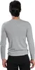 Herren-Langarmshirt mit Rundhalsausschnitt. Grau meliert. : Produktbild-Vorschau 3