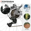 Hiland 26-Zoll-Herren-Mountainbike, 18-Gang, Federgabel, Produktbild-Vorschau 4