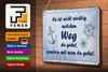 Blechschild Spruch 12x18 cm nicht wichtig welchen Weg du Produktbild-Vorschau 3