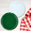 Two plates and a checkered cloth on a wooden surface. Produktbild-Vorschau