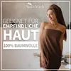 Duschtuch 500gsm Schoko braun 70 X 140 CM (2er Pack) Produktbild-Vorschau 6