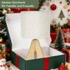 EDISHINE 2er Set Tischlampe Holz, LED Nachttischlampe  Produktbild-Vorschau 6