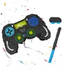 Relaxdays Pinata Gamer, mit Stab & Maske, Partypinata Produktbild-Vorschau 1