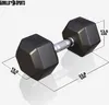 GORILLA SPORTS® Hexagon Kurzhanteln - 15kg Gewichte, Produktbild-Vorschau 3