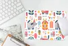 MuchoWow® Mauspad Mousepad Schnittmuster - Geburtstag - Produktbild-Vorschau 6