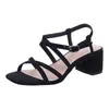 Tamaris Damen Sandalette aus Stoff mit Karree Spitze Produktbild-Vorschau 30