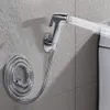 Hand Brause Dusche mit Schlauch Adapter Brausehalter Bidet Produktbild-Vorschau 4