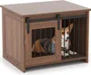 GOPLUS Hundekäfig Holz, Hundebox für Zuhause mit Produktbild-Vorschau 1