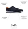 Scarpe da uomo Lloyd Swift, modello stringato, colore blu, Anteprima dell’immagine prodotto 15