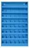 ADB Kleinteileregal 53619 lichtblau 50,0 x 12,5 x 85,0 cm Produktbild-Vorschau 3